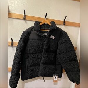 The North Face Black Sherpa Puffer Jacket